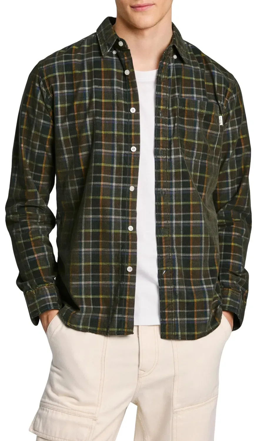 Pepe Jeans Max felpa uomo con cappuccio verde militare
