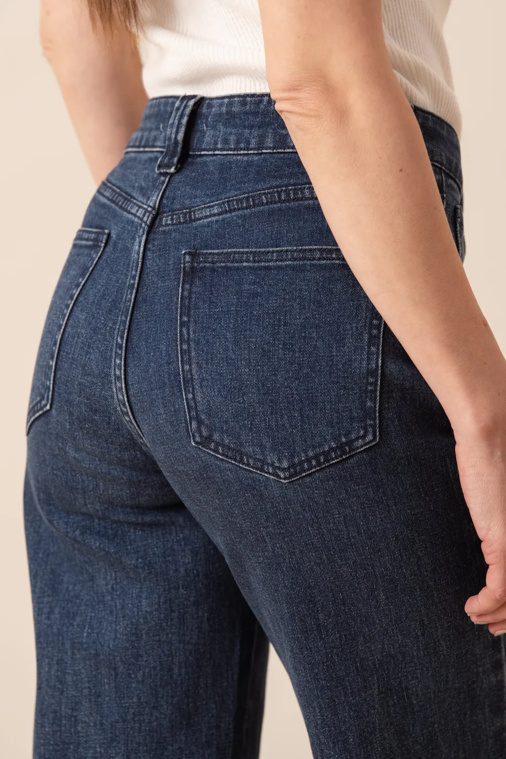 Oraije Faustinette jeans flare blu scuro