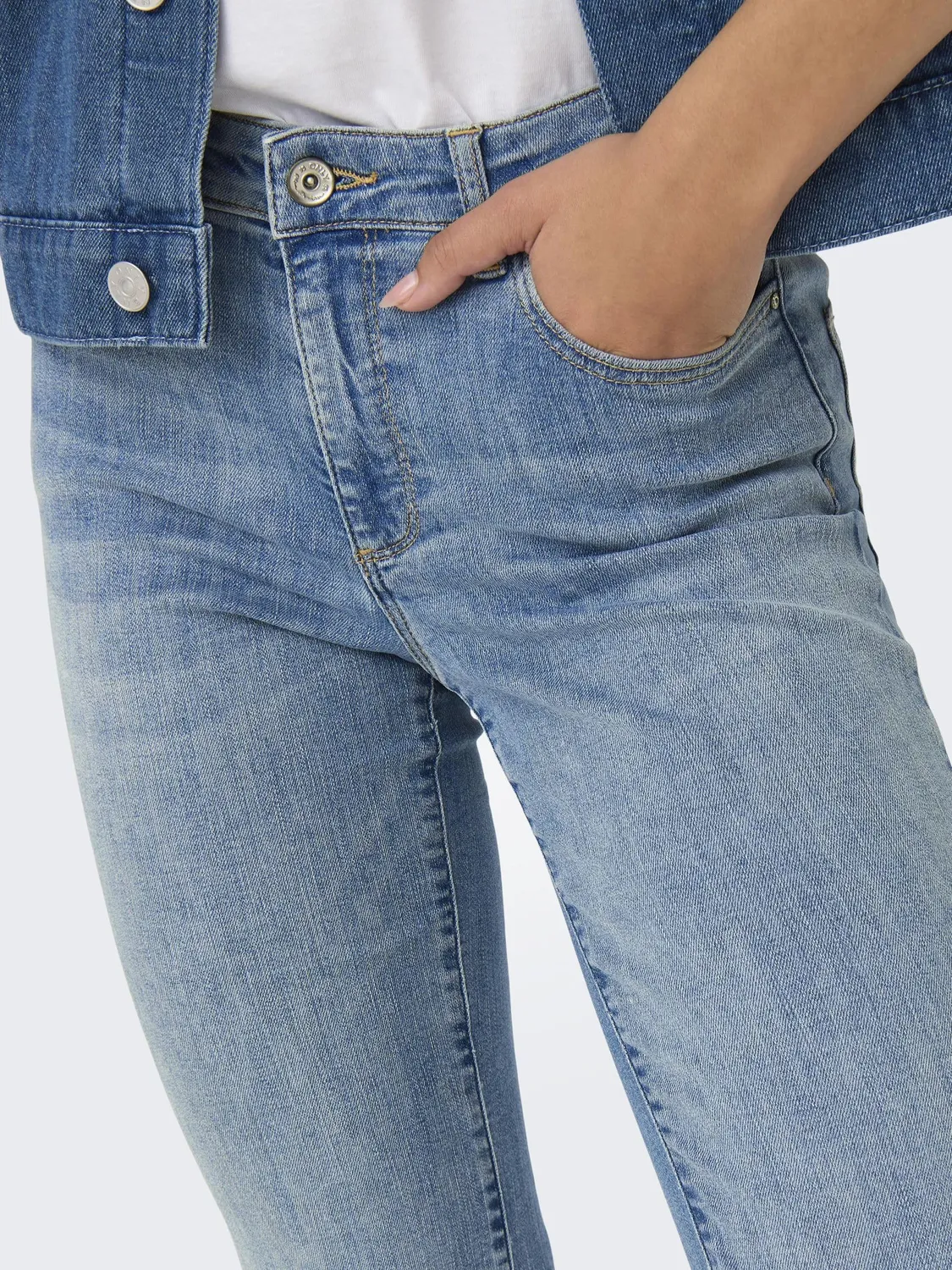 ONLY pantaloni a zampa donna (S)W x 32L flare classici