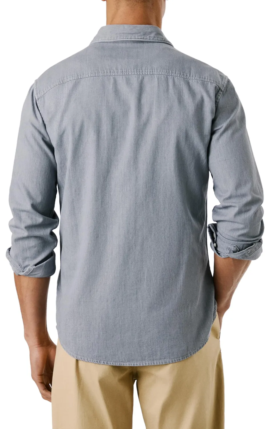 Pepe Jeans Classic Slim Shirt camicia uomo denim scuro