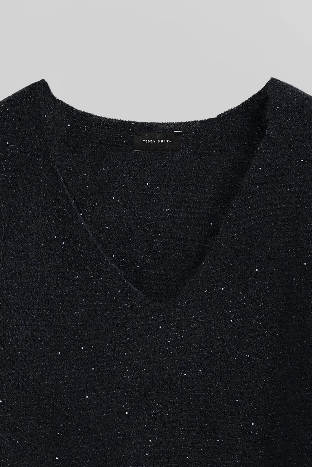 Teddy Smith P-Rachel pull donna dark navy scollo V