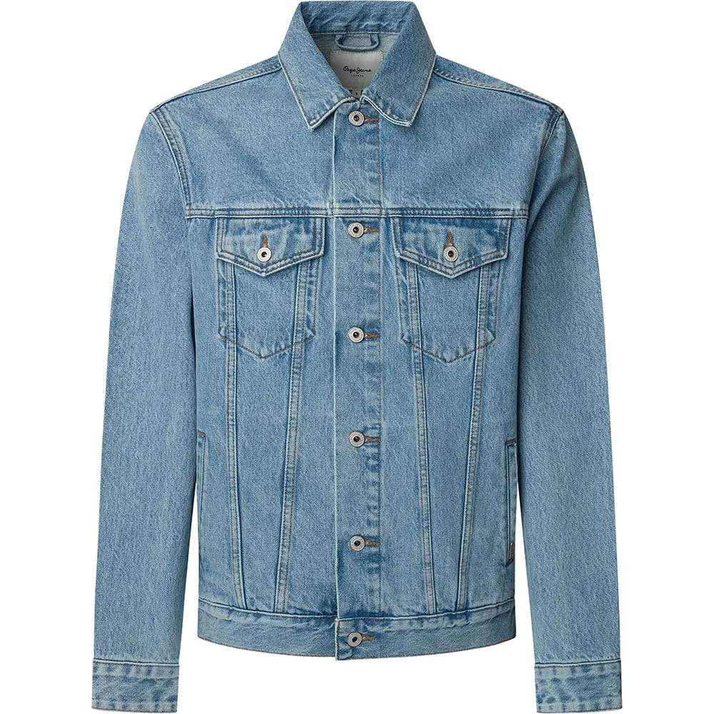 Pepe Jeans Trucker Giacca Jeans Uomo S Denim Chiaro