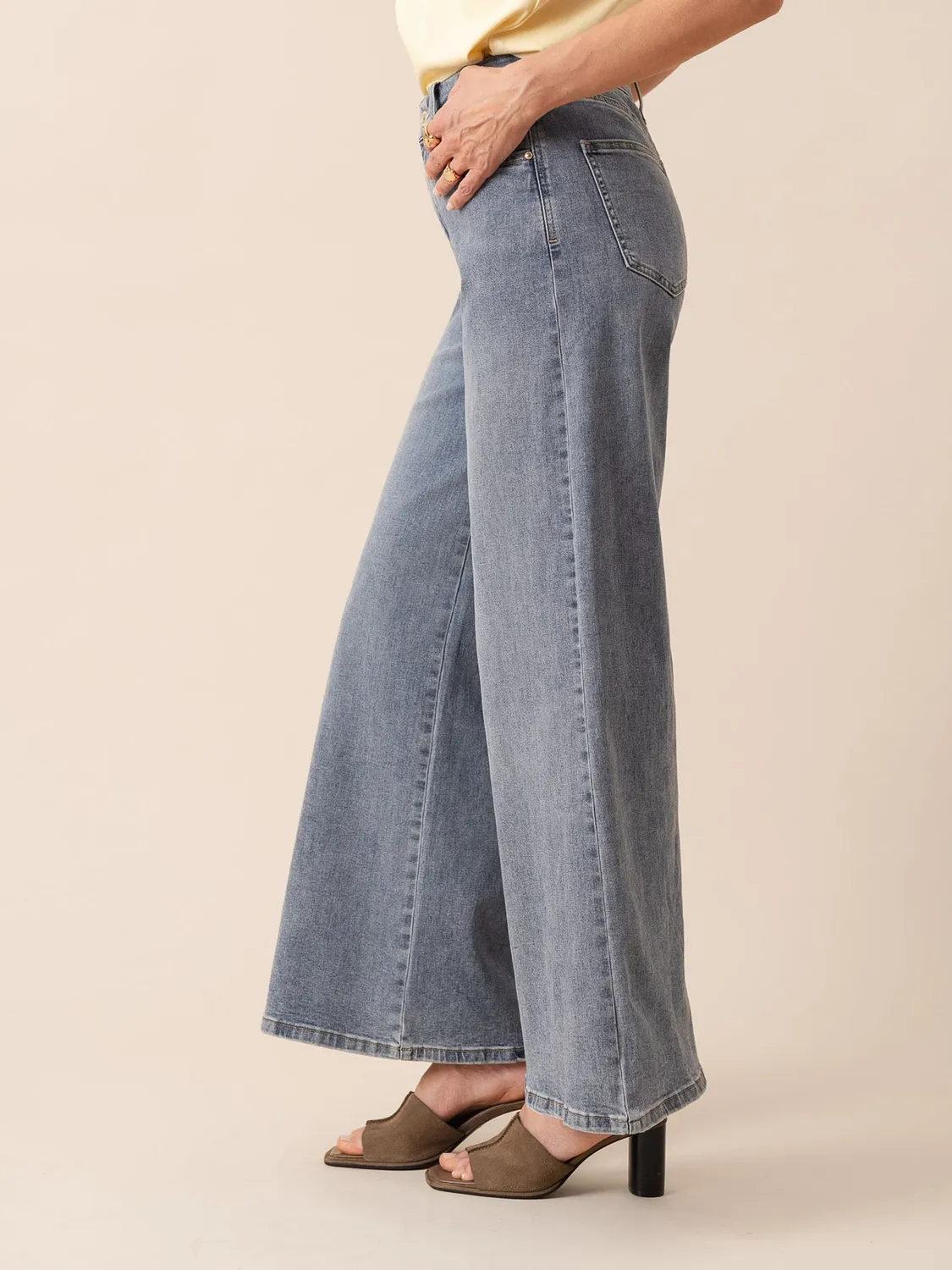 Oraije Pietro Jeans Palazzo Azzurro Soft Touch