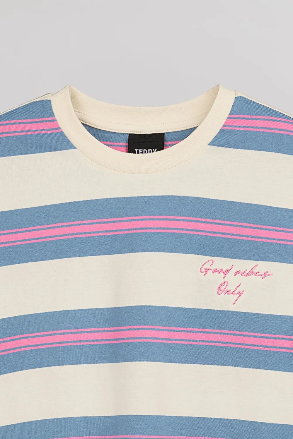 Teddy Smith T-Artus MC T-Shirt Loose Uomo Cream