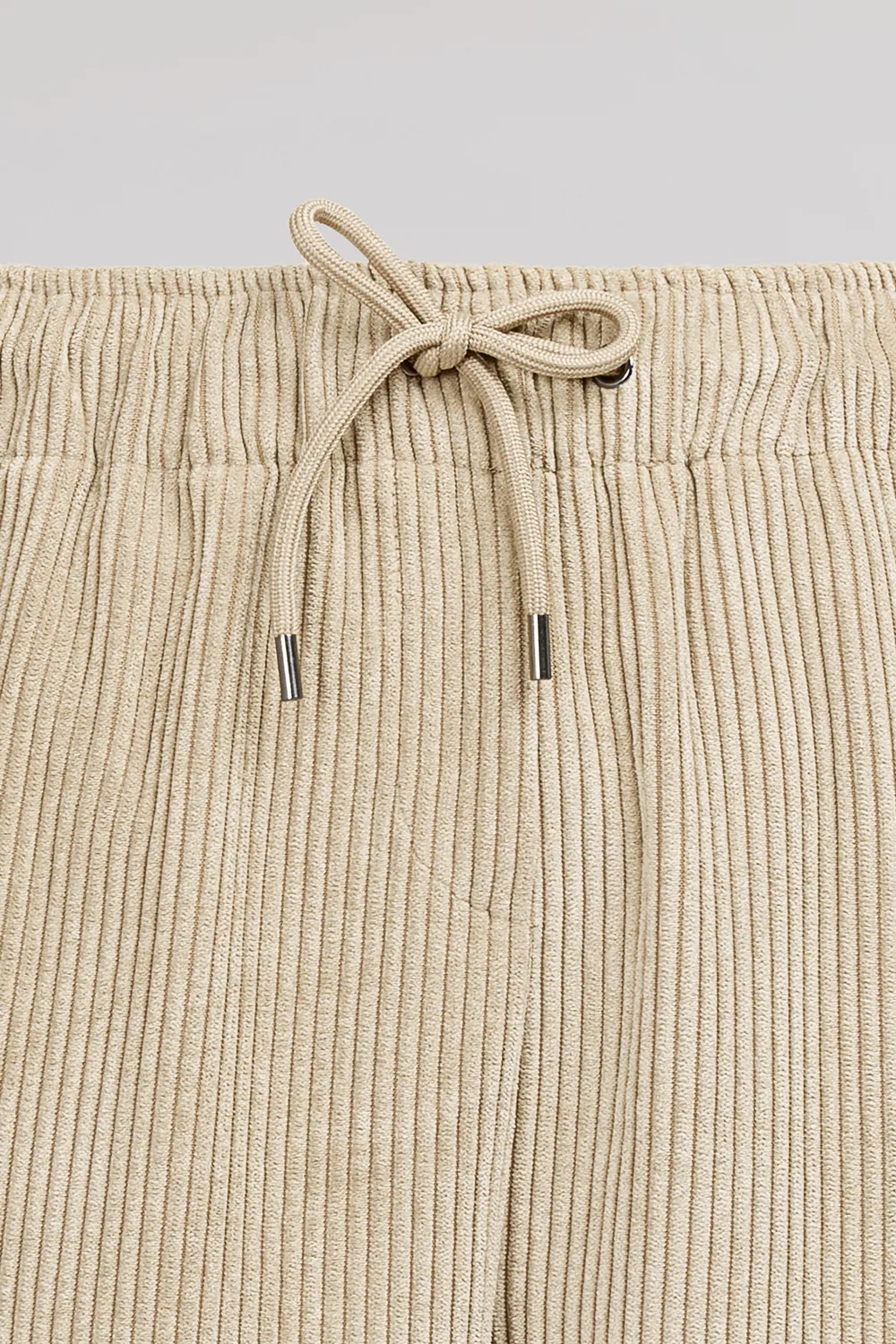 Teddy Smith Velours Pantaloni Bambina Beige Chiaro