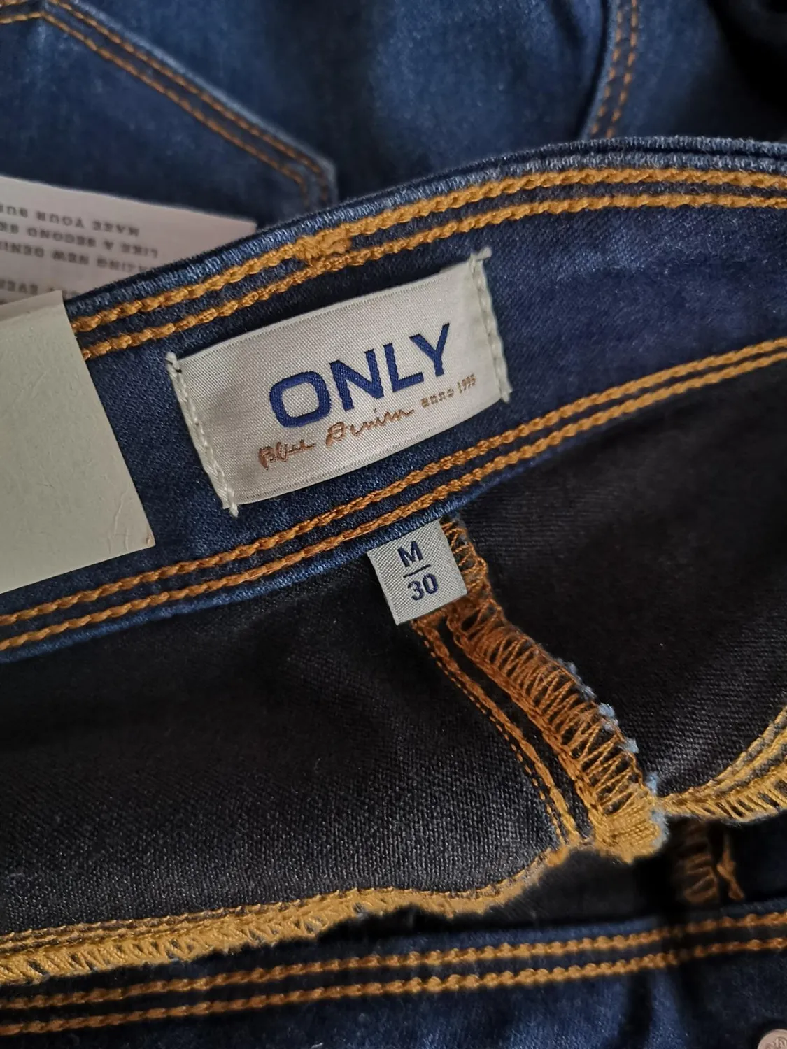 Only Onlrain jeans skinny donna S/30L blu