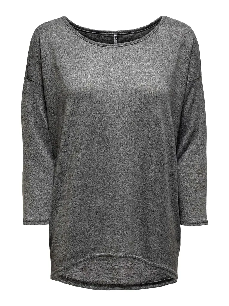 Only Onlmila maglione fawn melange girocollo