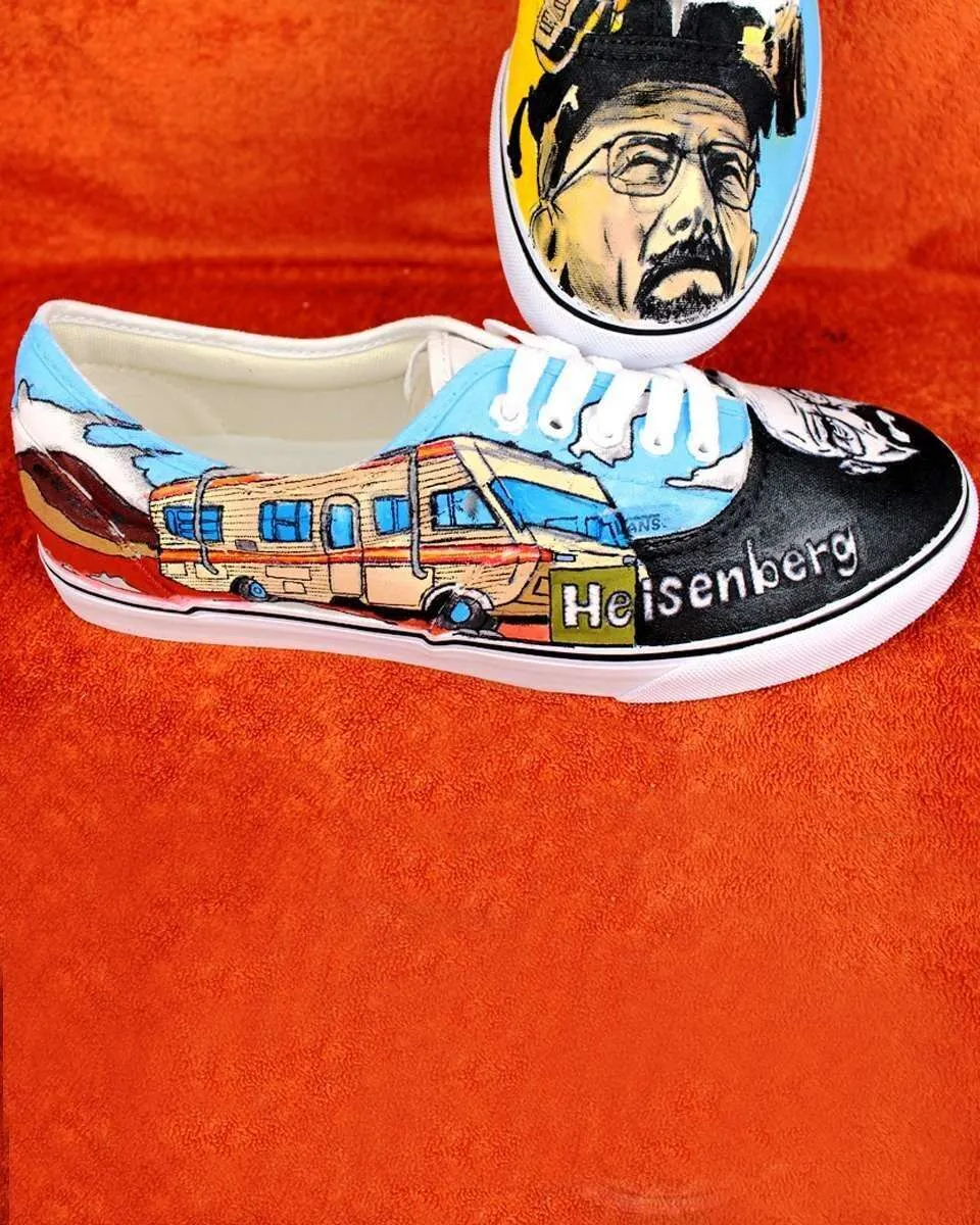 Never Say Never Vans Slip-On Scarpe Heisenberg Breaking Bad