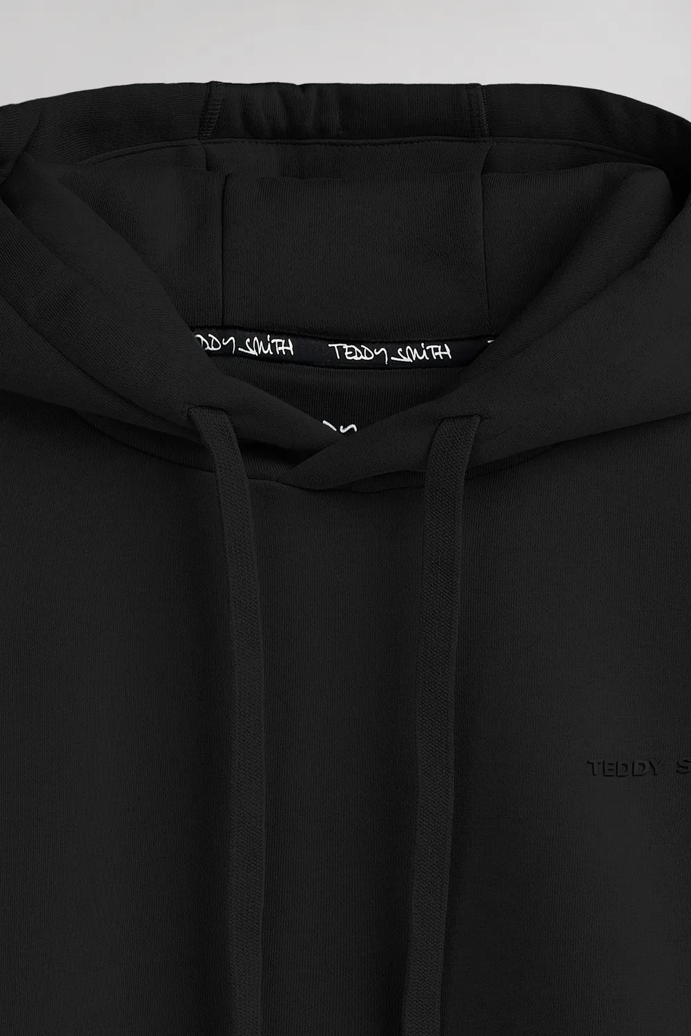Teddy Smith S-Nark Hoody felpa uomo cappuccio nera
