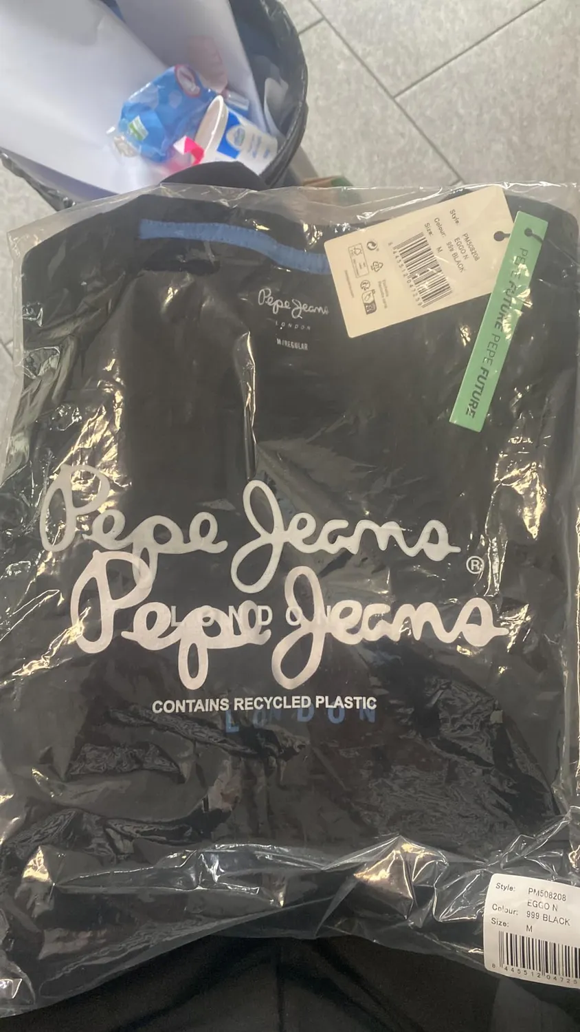 Pepe Jeans Eggo T-shirt uomo blu L cotone