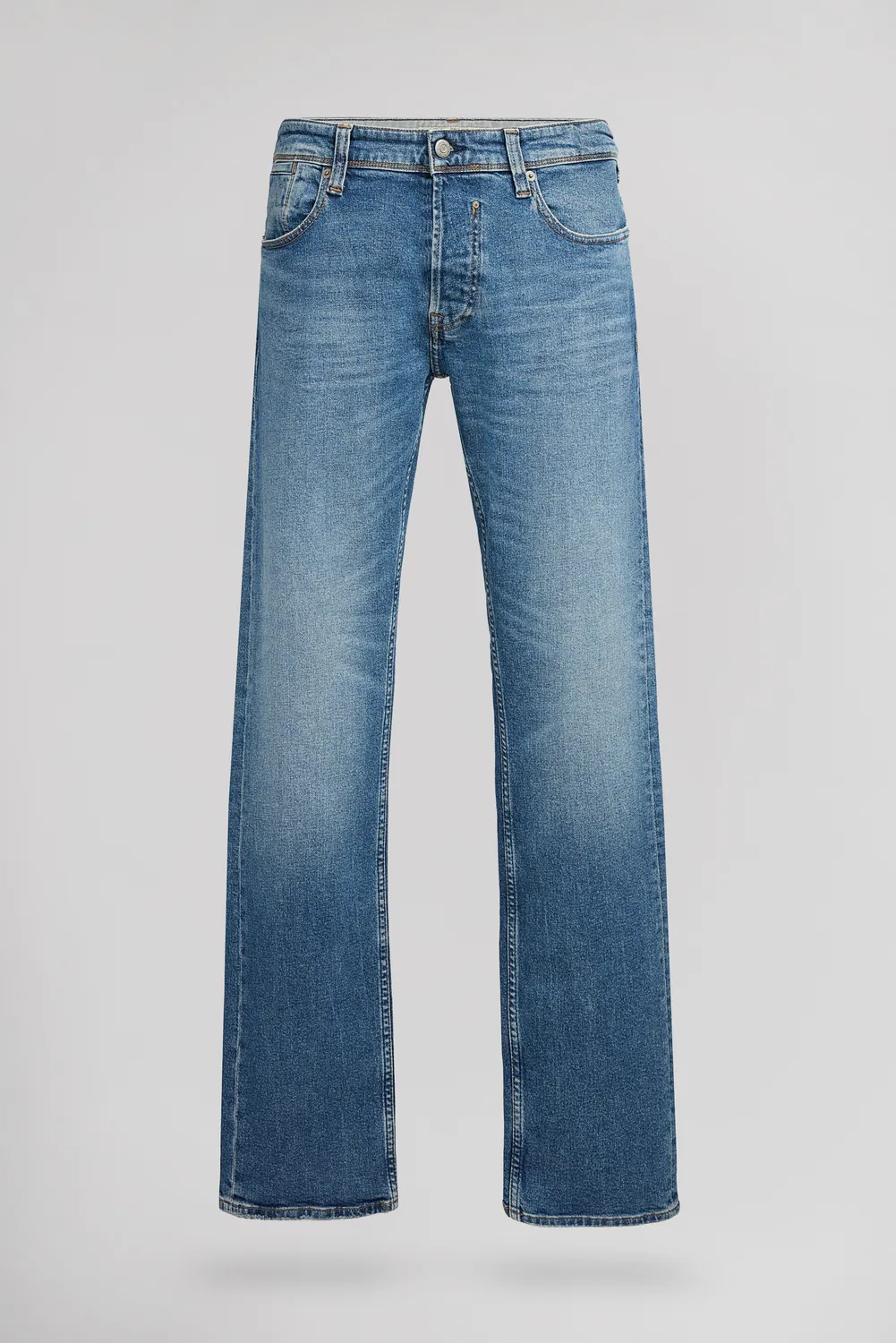 Teddy Smith Reg L32 jeans uomo dritto vintage dark denim