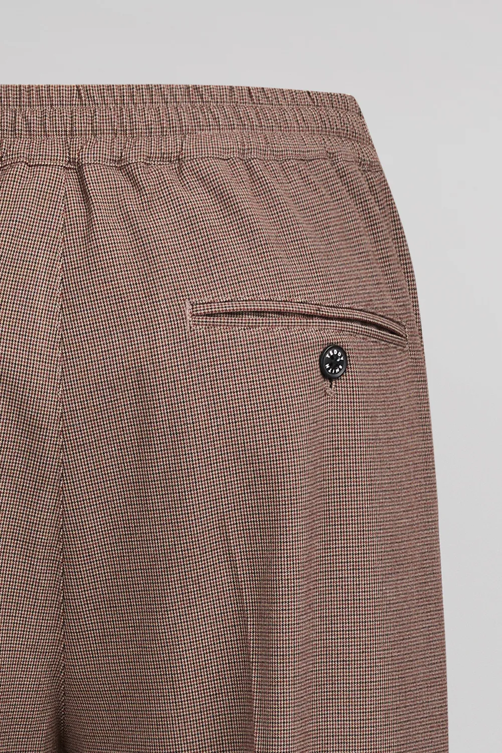 Teddy Smith Pywan 17 Micro Wolf pantalone beige slim fit