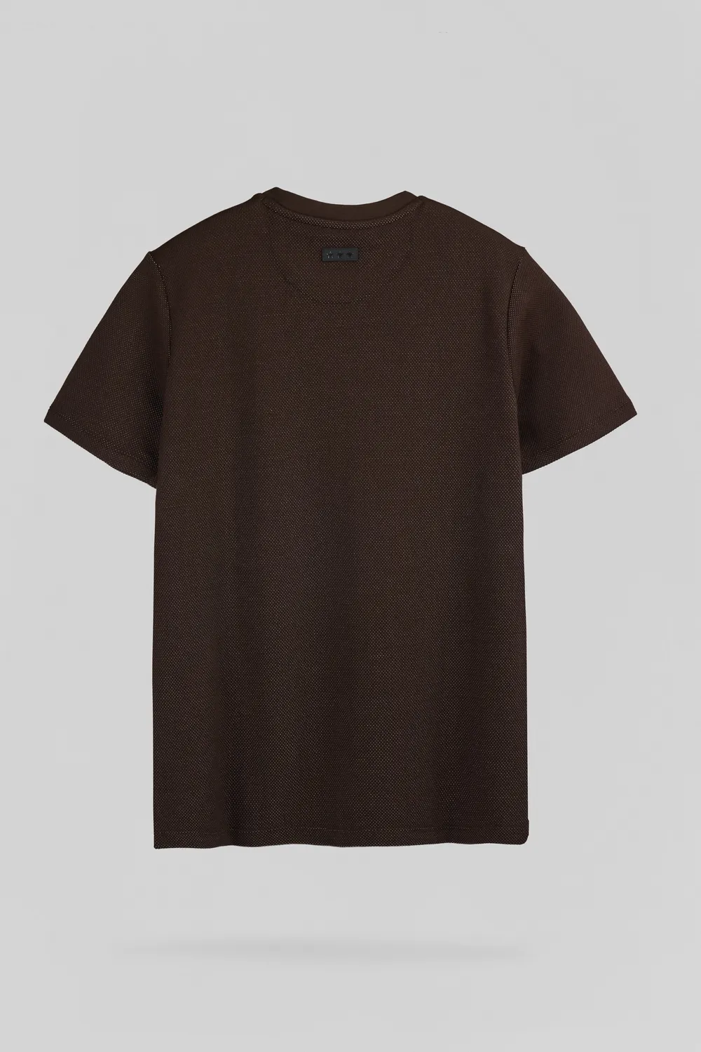 Teddy Smith T-Noam T-shirt Uomo Prugna Piqué Cotone