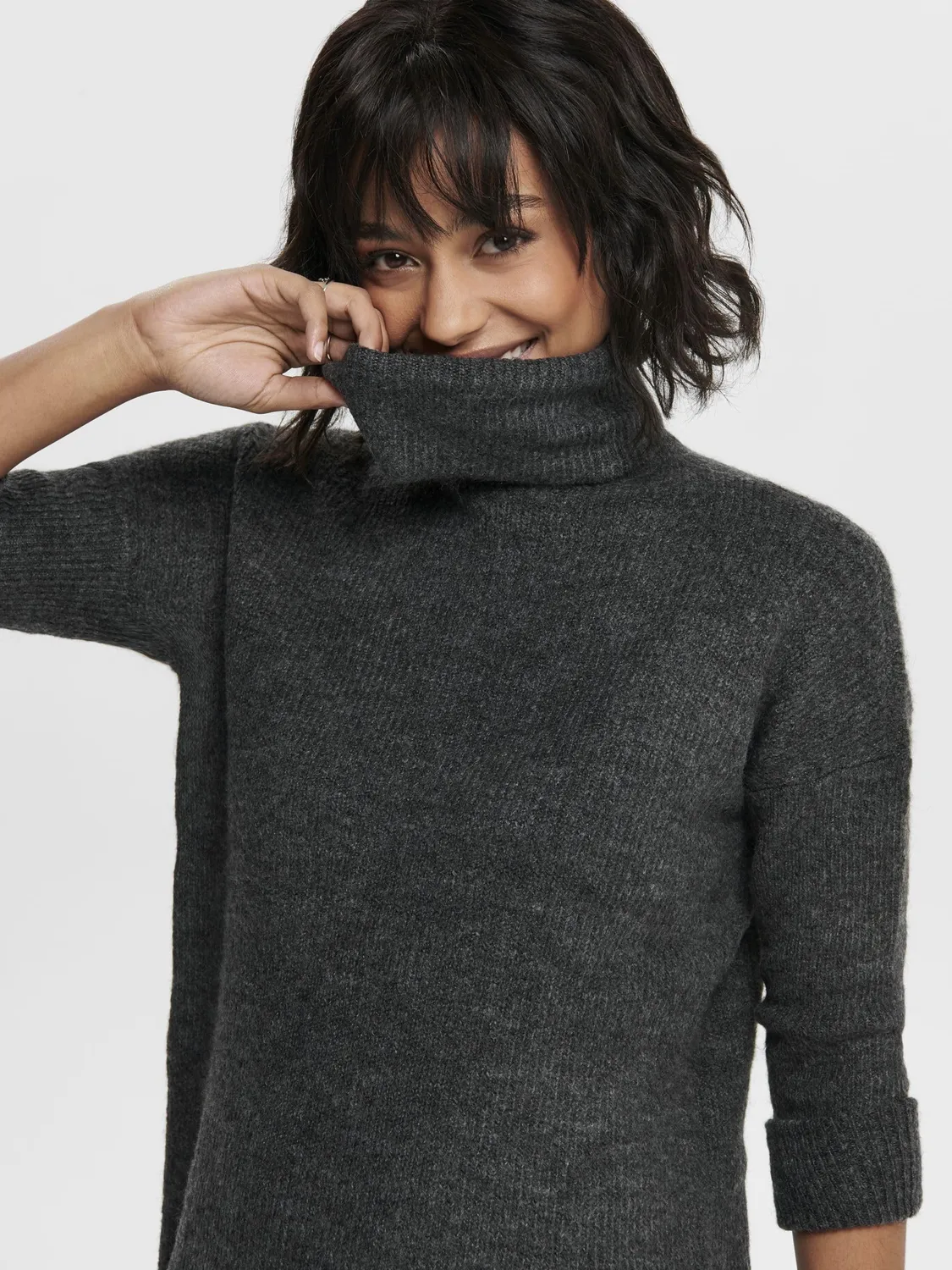 ONLY ONLJANA Abito Donna Maglia Grigio