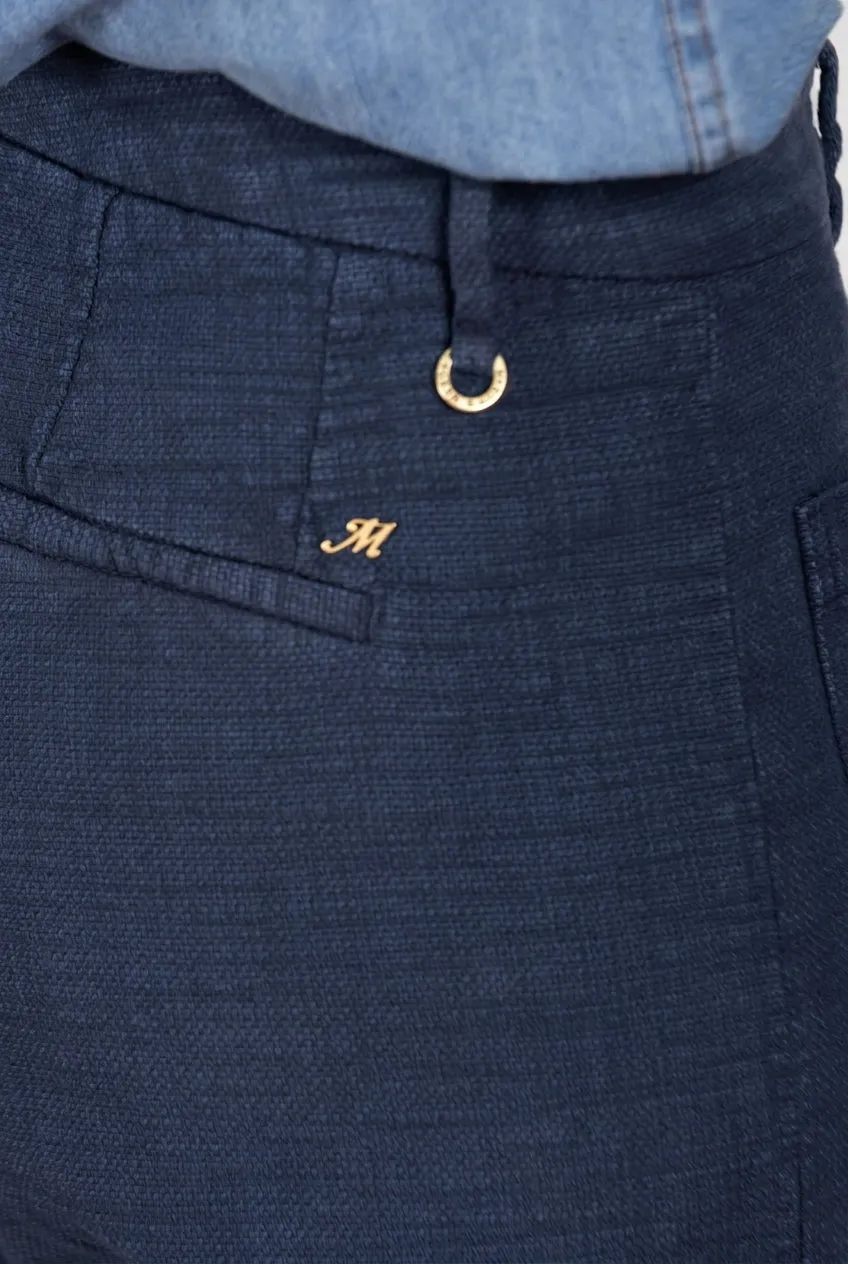 Mason's New York Studio Cropped chino donna blu navy