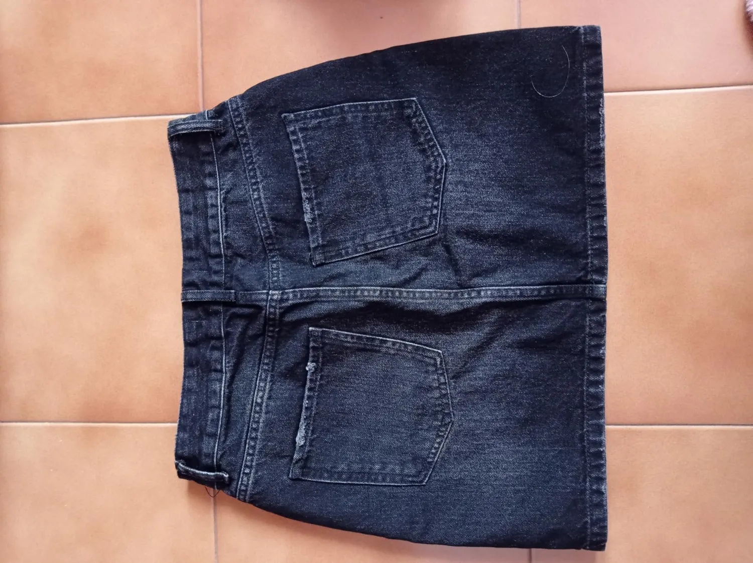 ONLY Onlstella gonna shorts light blue denim