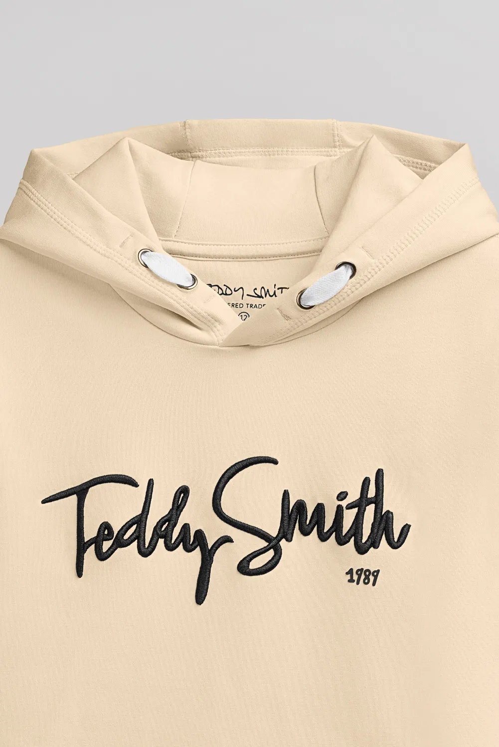 Teddy Smith S-Evry Felpa Bambino cappuccio beige