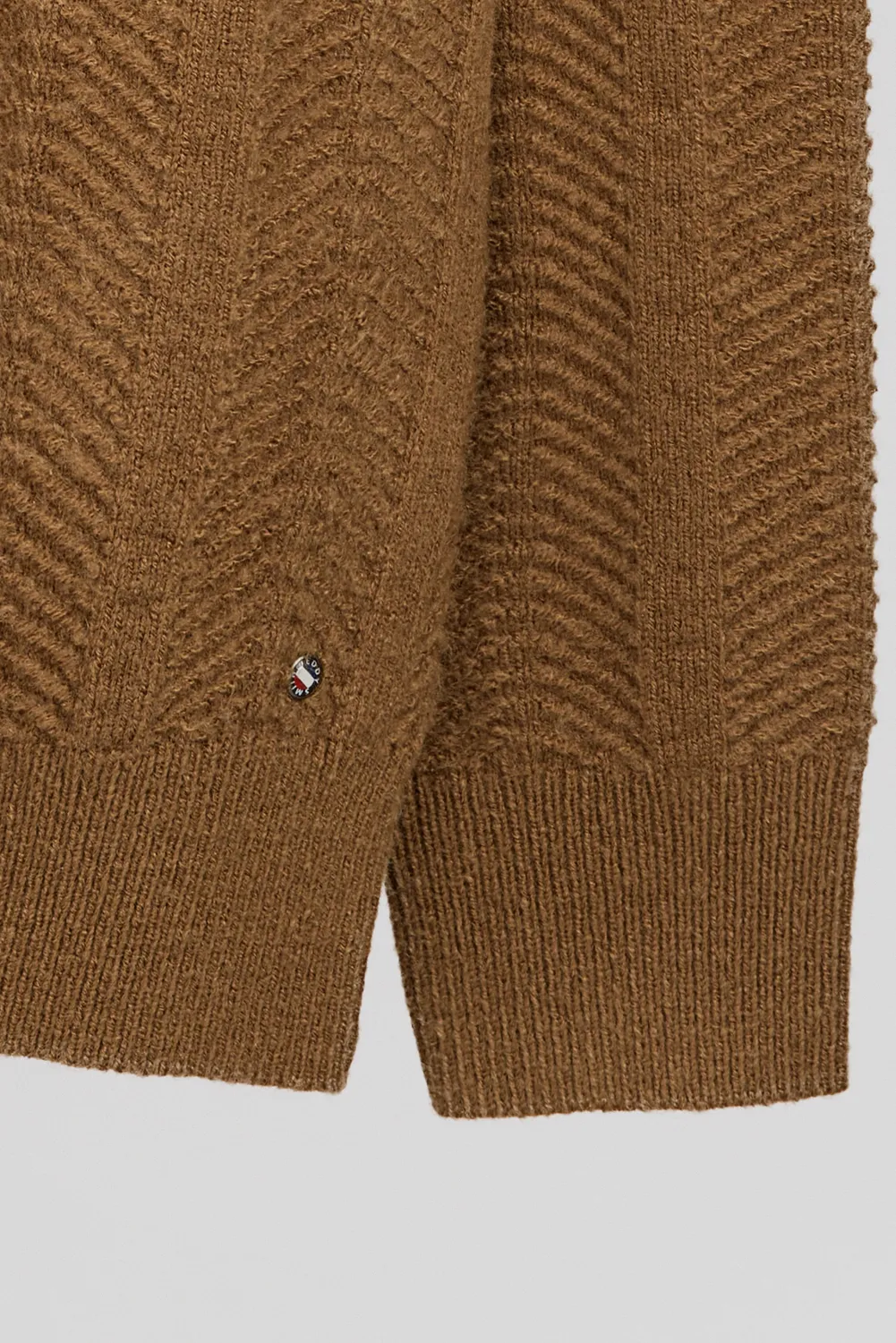 Teddy Smith P-Bacary maglione collo alto nocciola uomo