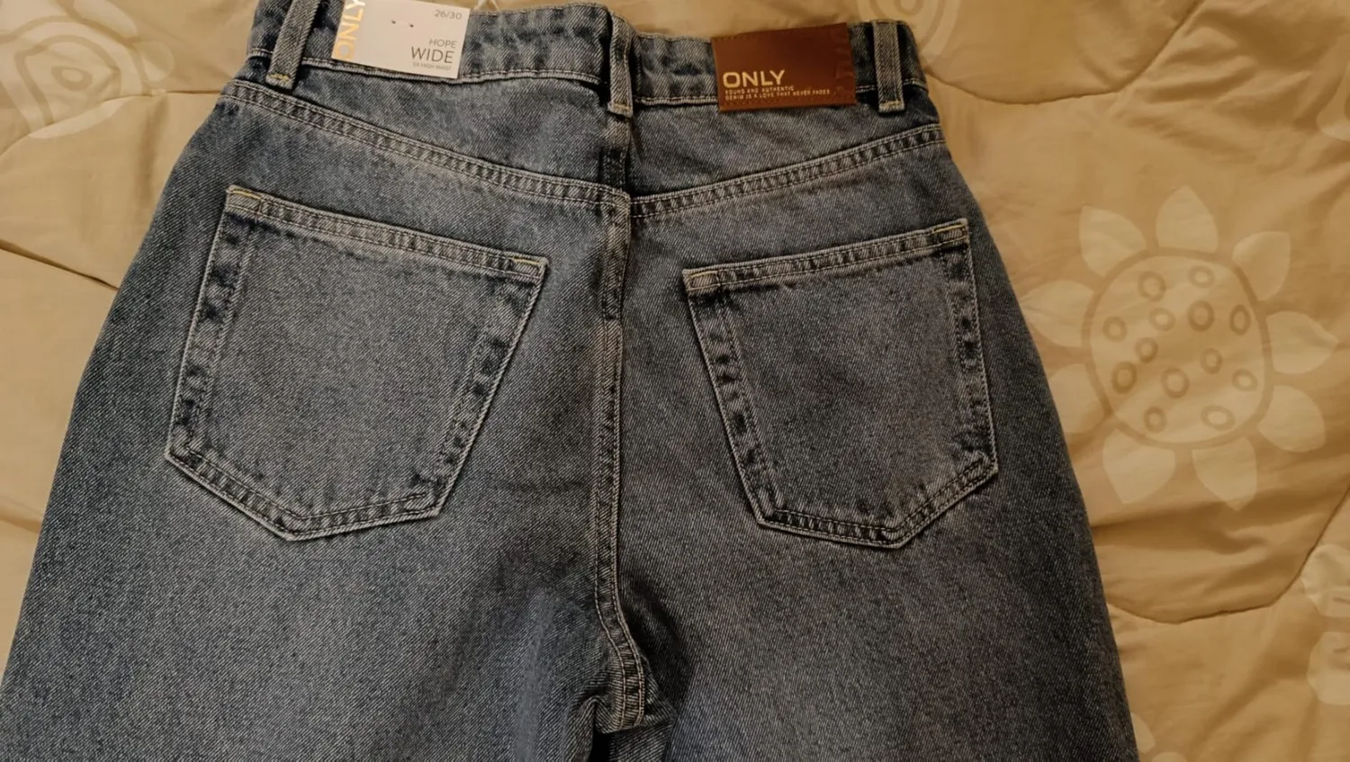 ONLY Onlhope Wide Leg jeans donna vita alta