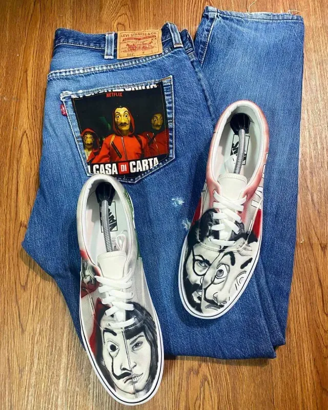 Never Say Never Vans Slip-On Scarpe Tokyo Professore