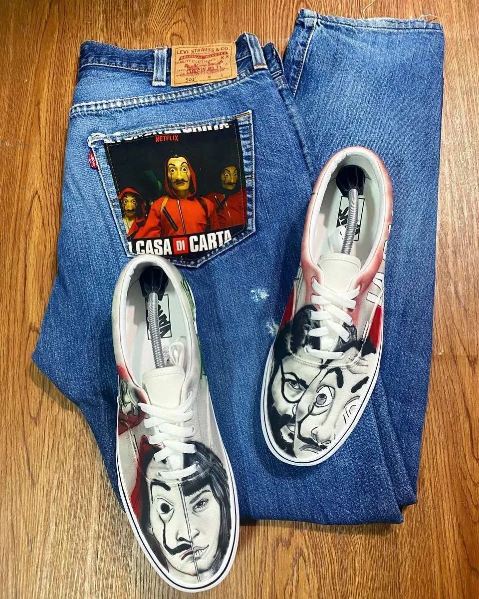 Never Say Never Vans Slip-On Scarpe Tokyo Professore