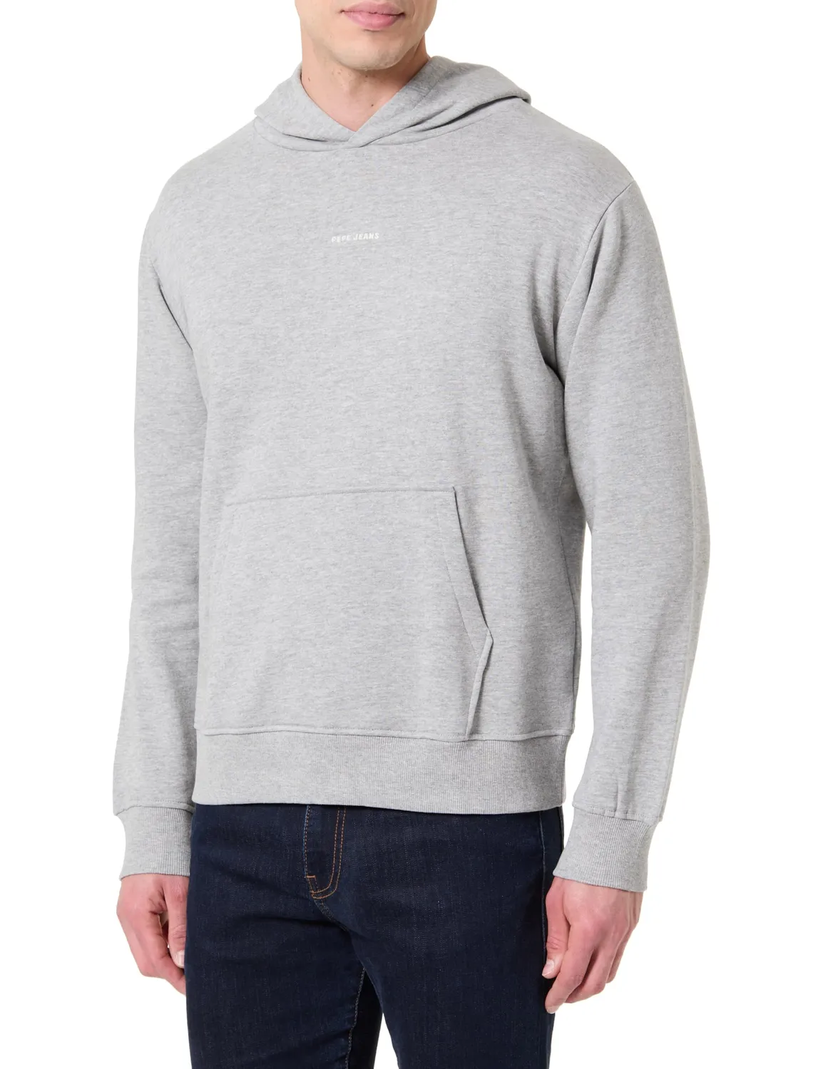 Pepe Jeans Flag Hoodie felpa uomo L grigia regular fit