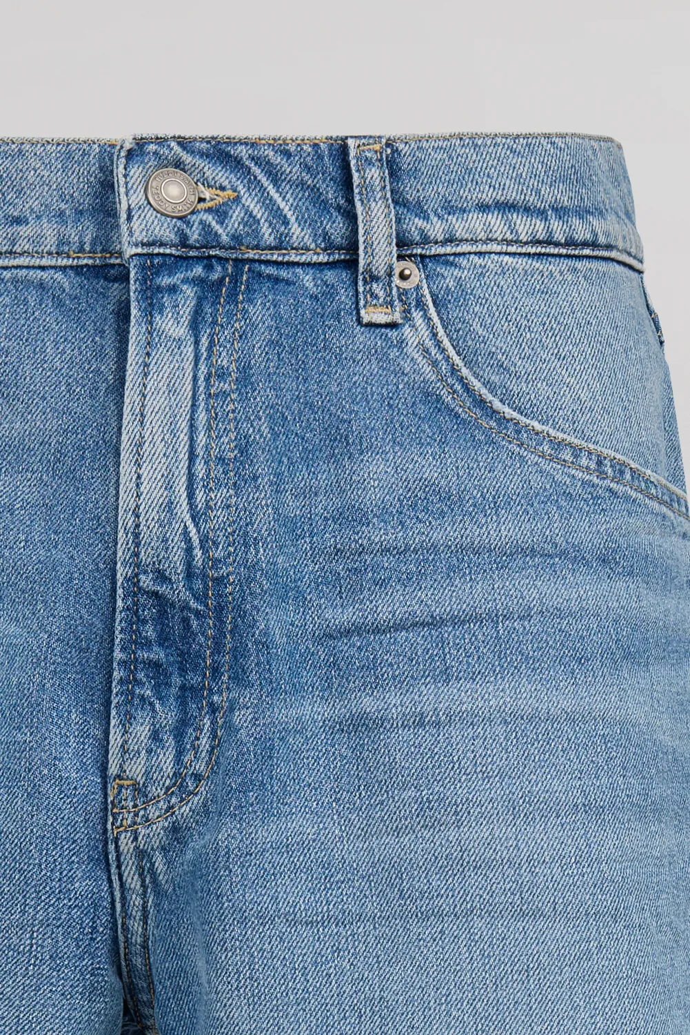 Teddy Smith Memphis Straight jeans uomo indigo chiaro L32 cotone