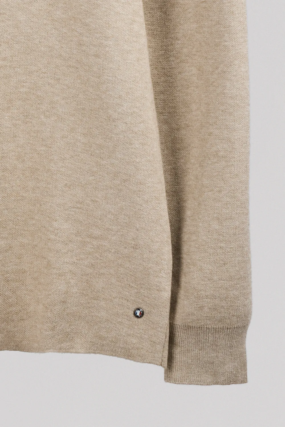 Teddy Smith P-Drystan Maglione Uomo Beige Effetto Chiné