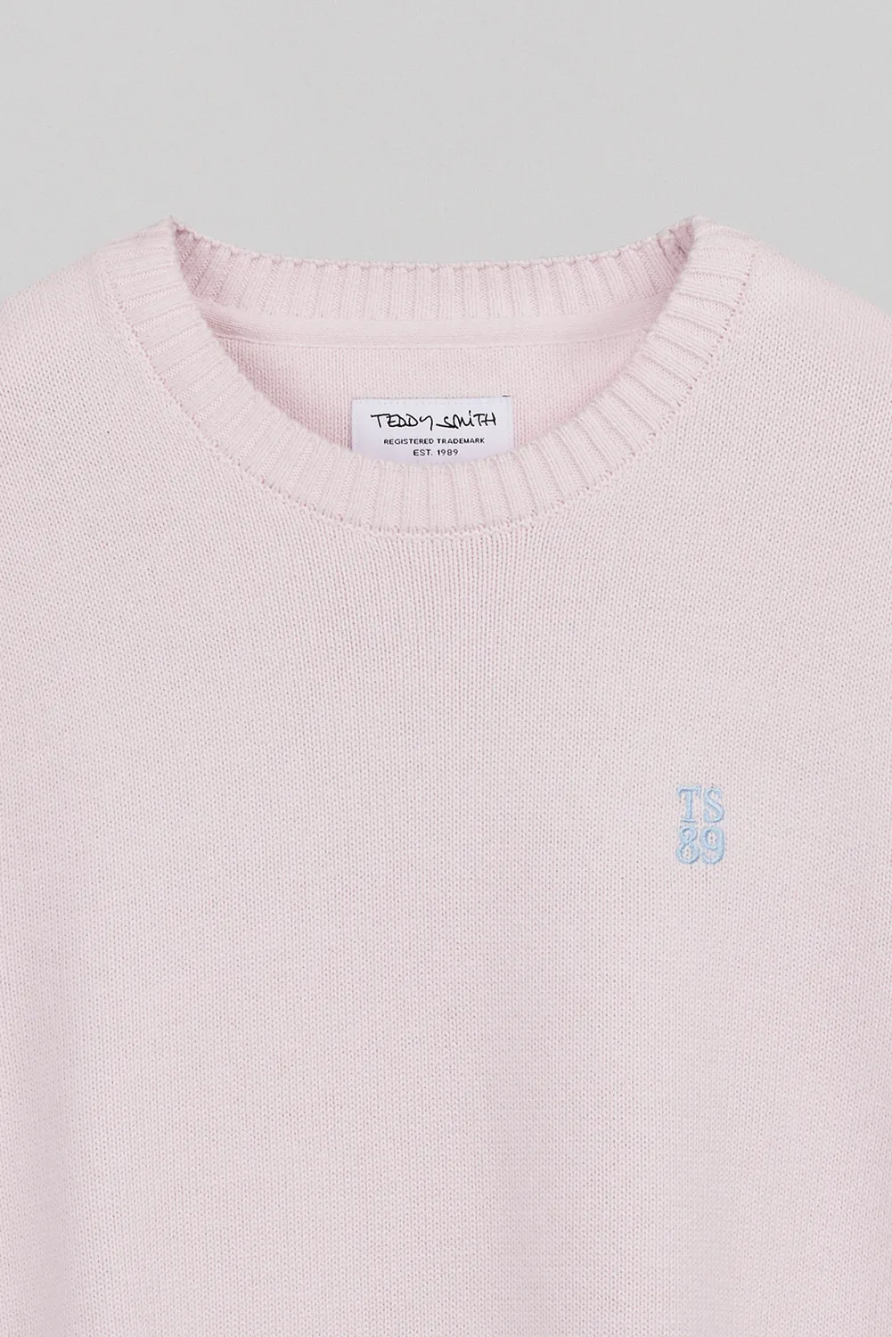 Teddy Smith P-Jimmy JR pull ragazzo rosa cotone