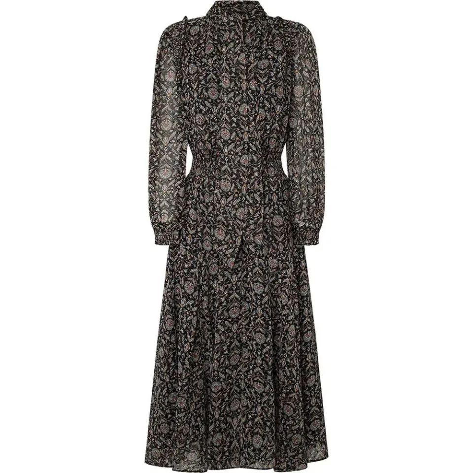 Pepe Jeans Pixy vestito donna M lungo chiffon fiocco