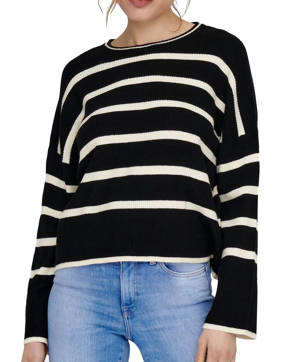 ONLY ONLATIA Knitted Pullover maglione donna girocollo