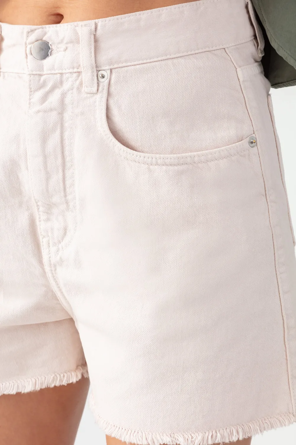 acquaverde Linny shorts Natural vita alta
