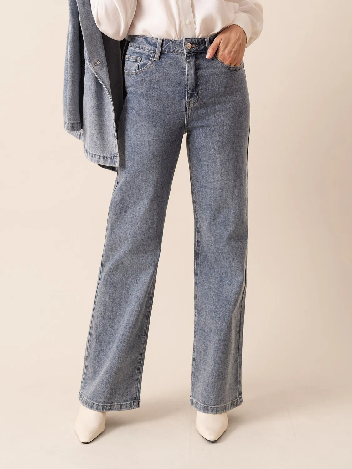 Oraije Gabriel jeans wide blu vintage