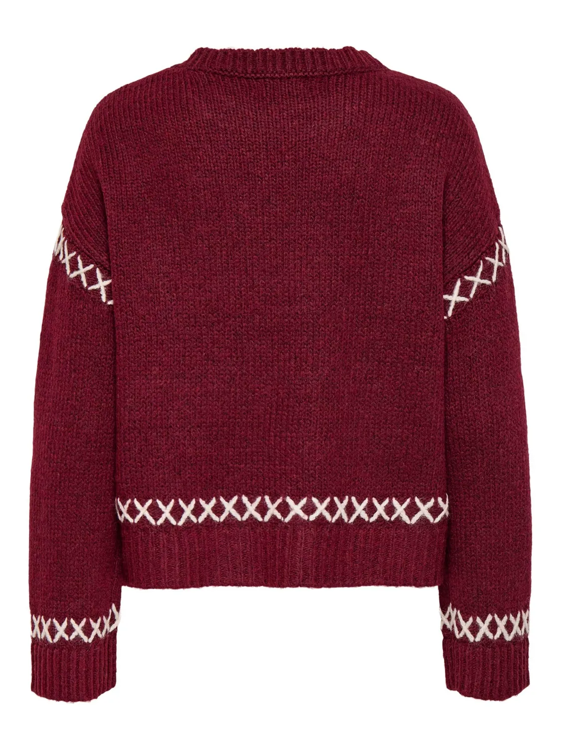 ONLY Onlamanda Life Maglione Donna S Cabernet