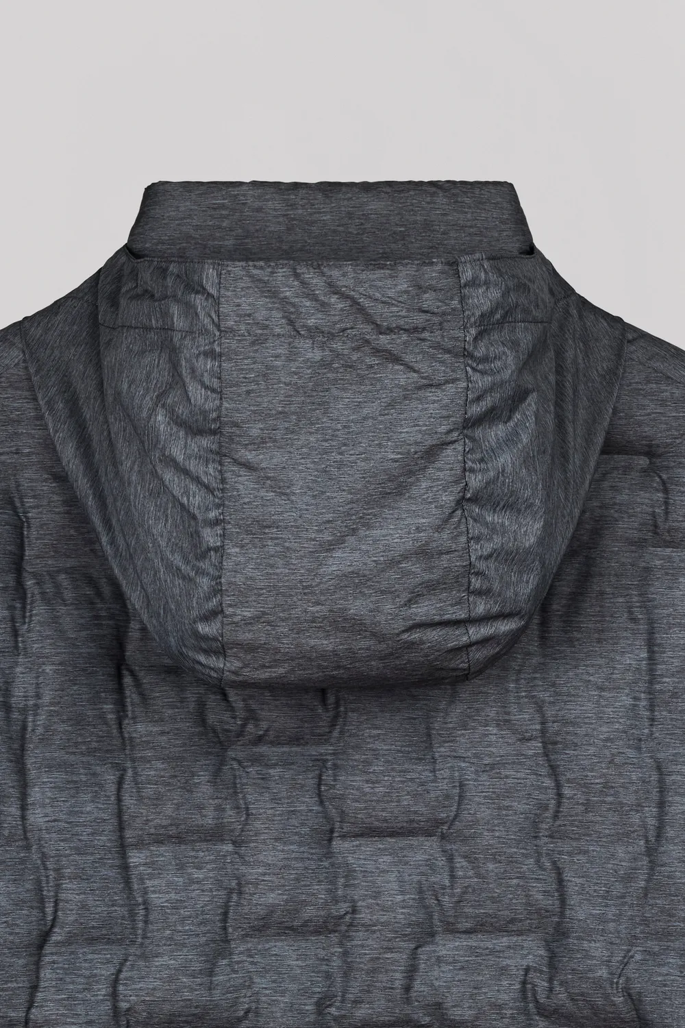 Teddy Smith Blight 2 piumino uomo Melange Black cappuccio leggero