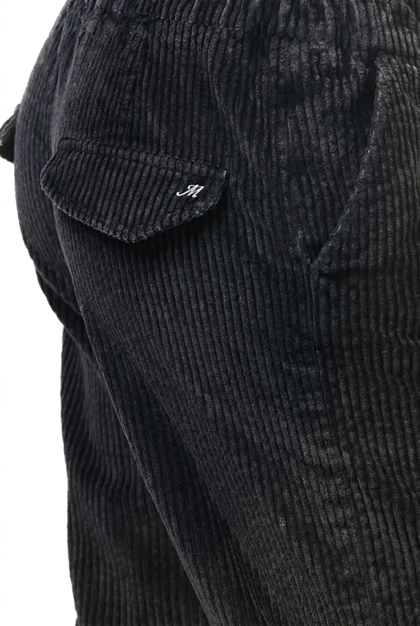 Mason's Malibu Jogger City Pantaloni Chino Nero Velluto