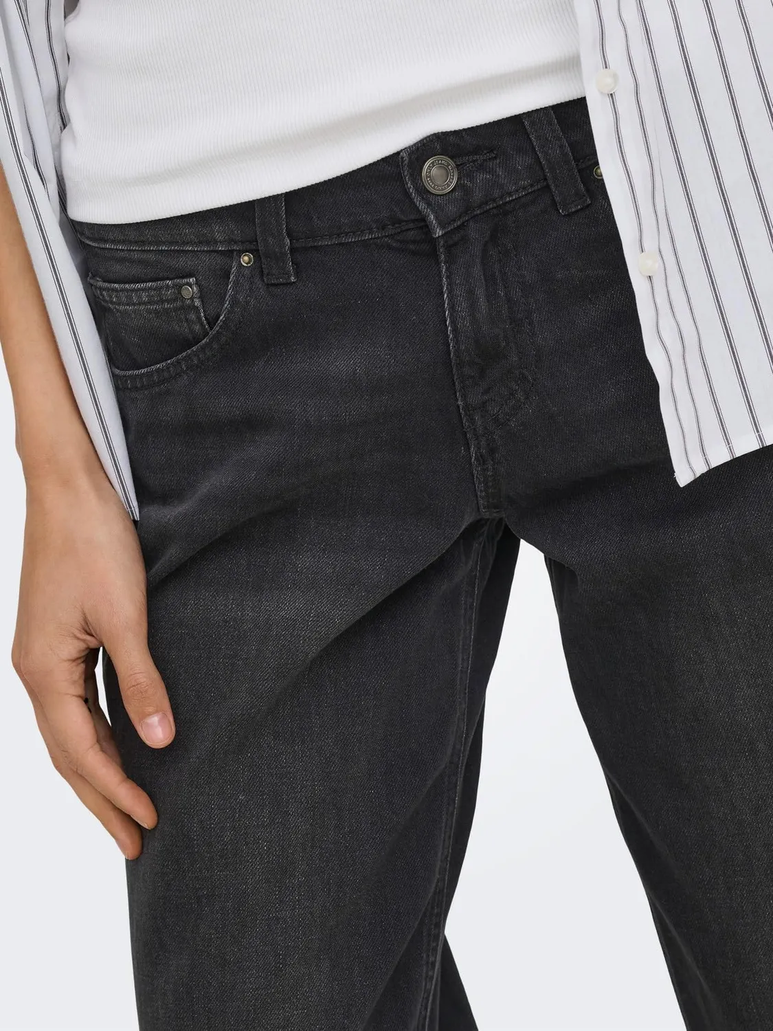 ONLY Onlbrenda Wide Leg Jeans Donna M/30L vita bassa