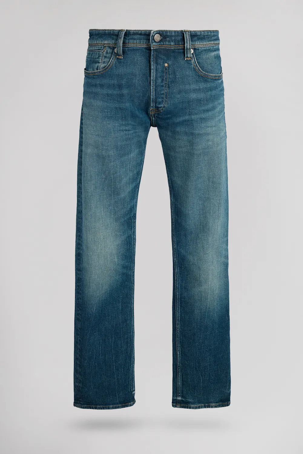 Teddy Smith Reg L32 Jeans Uomo dritti grigio blu