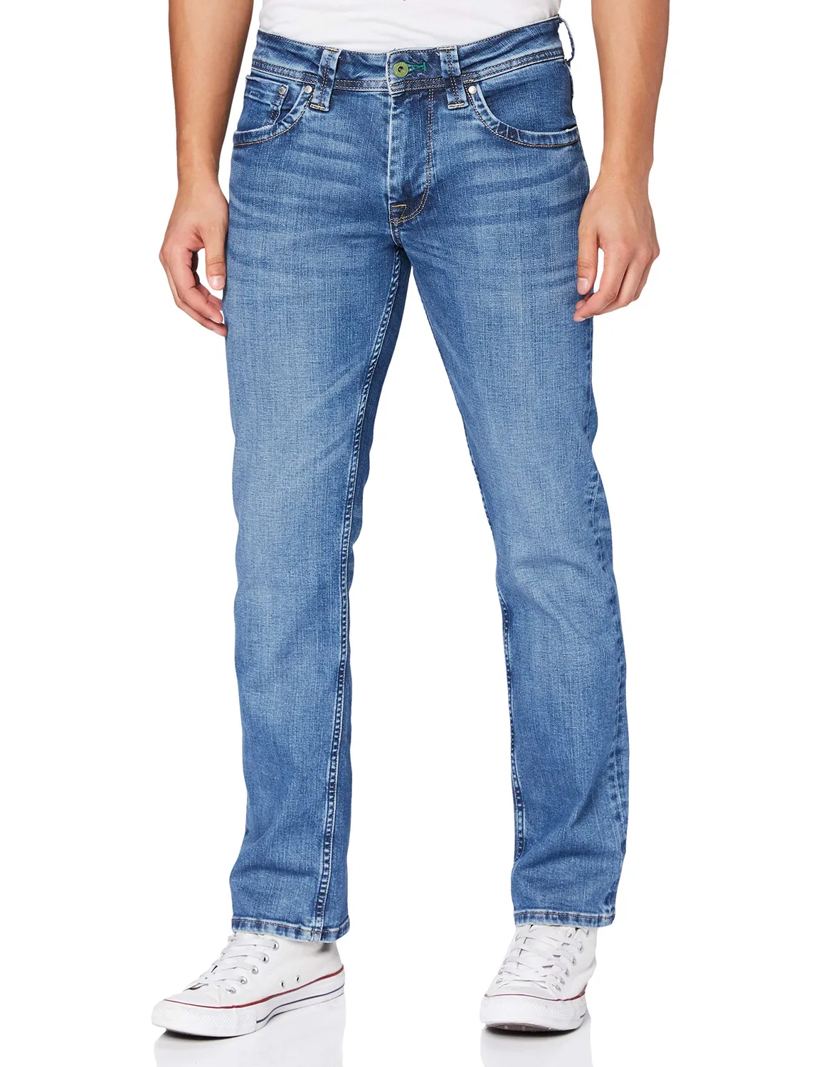 Pepe Jeans Kingston Zip Jeans Uomo Relaxed Blu