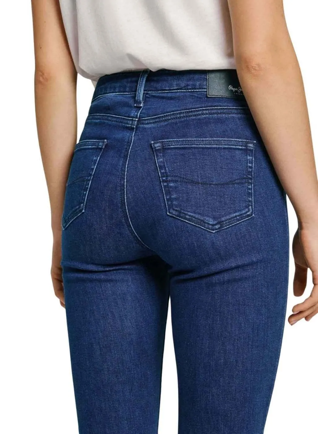 Pepe Jeans Vita Regular Jeans Donna 24W/30L Indaco Skinny