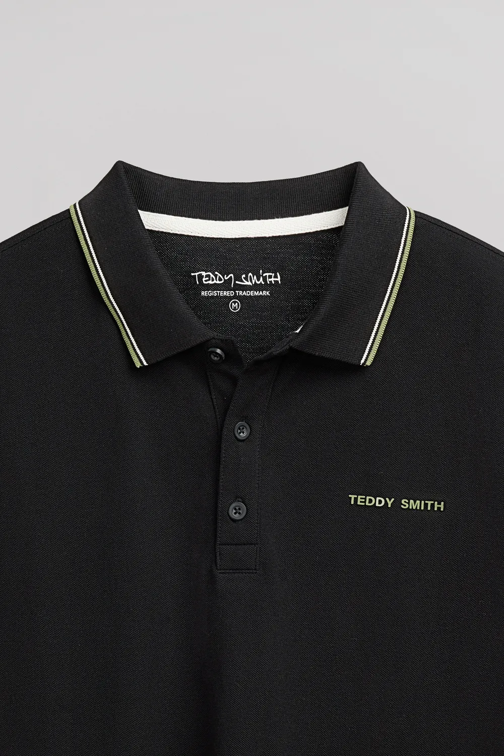 Teddy Smith Pasian 2 polo piqué nera cotone