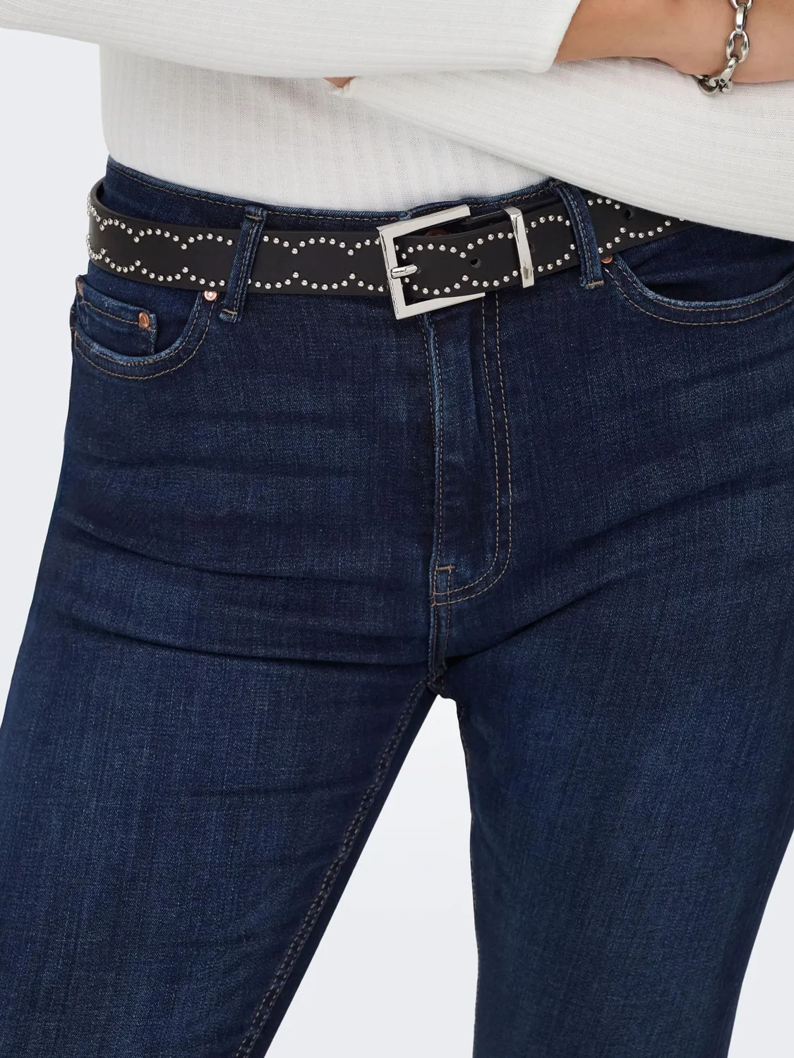 Only Onlpower jeans skinny donna vita media XL 34L