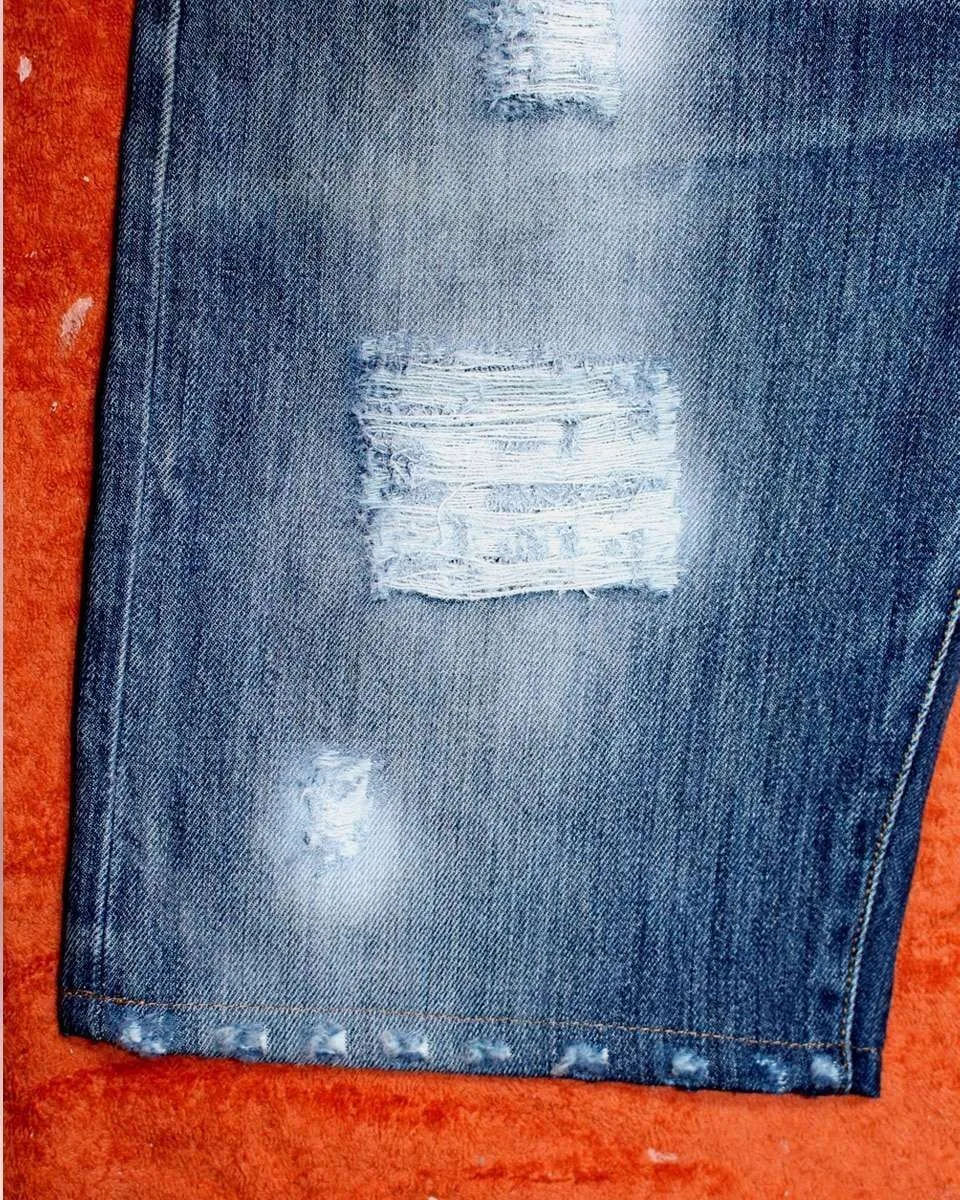 Never Say Never Levi's Vintage bermuda destroyed sartoriale
