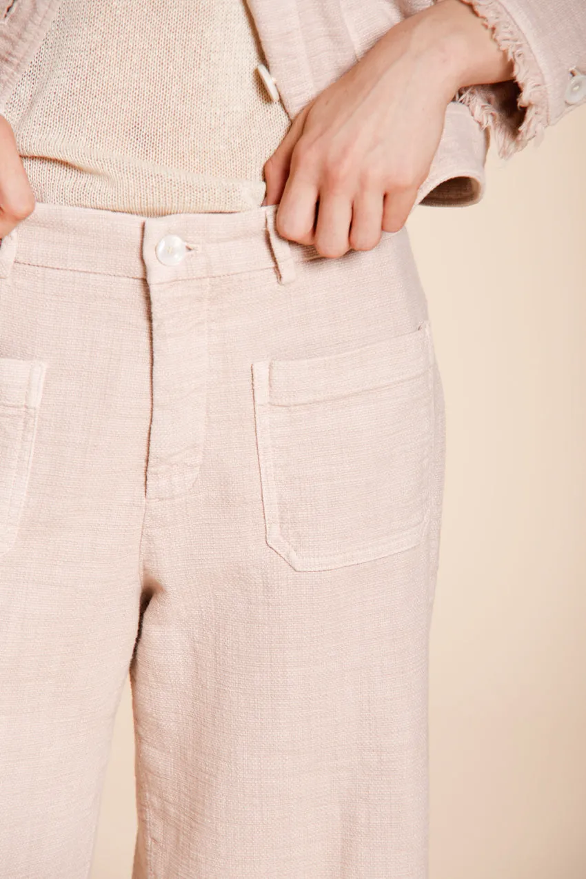 Mason's New York Studio Cropped chino donna rosa straight