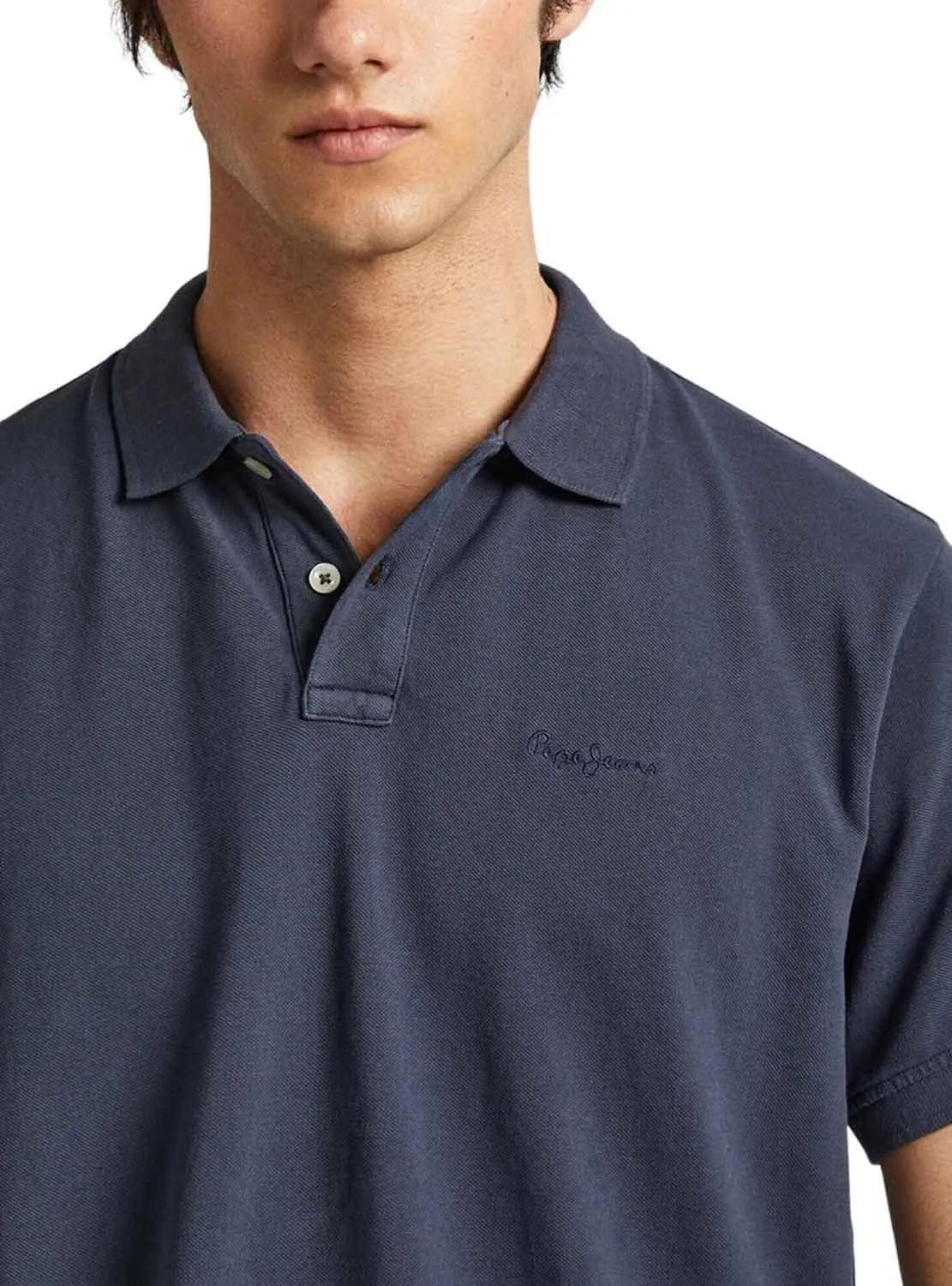 Pepe Jeans New Oliver GD polo uomo piqué tinta unita