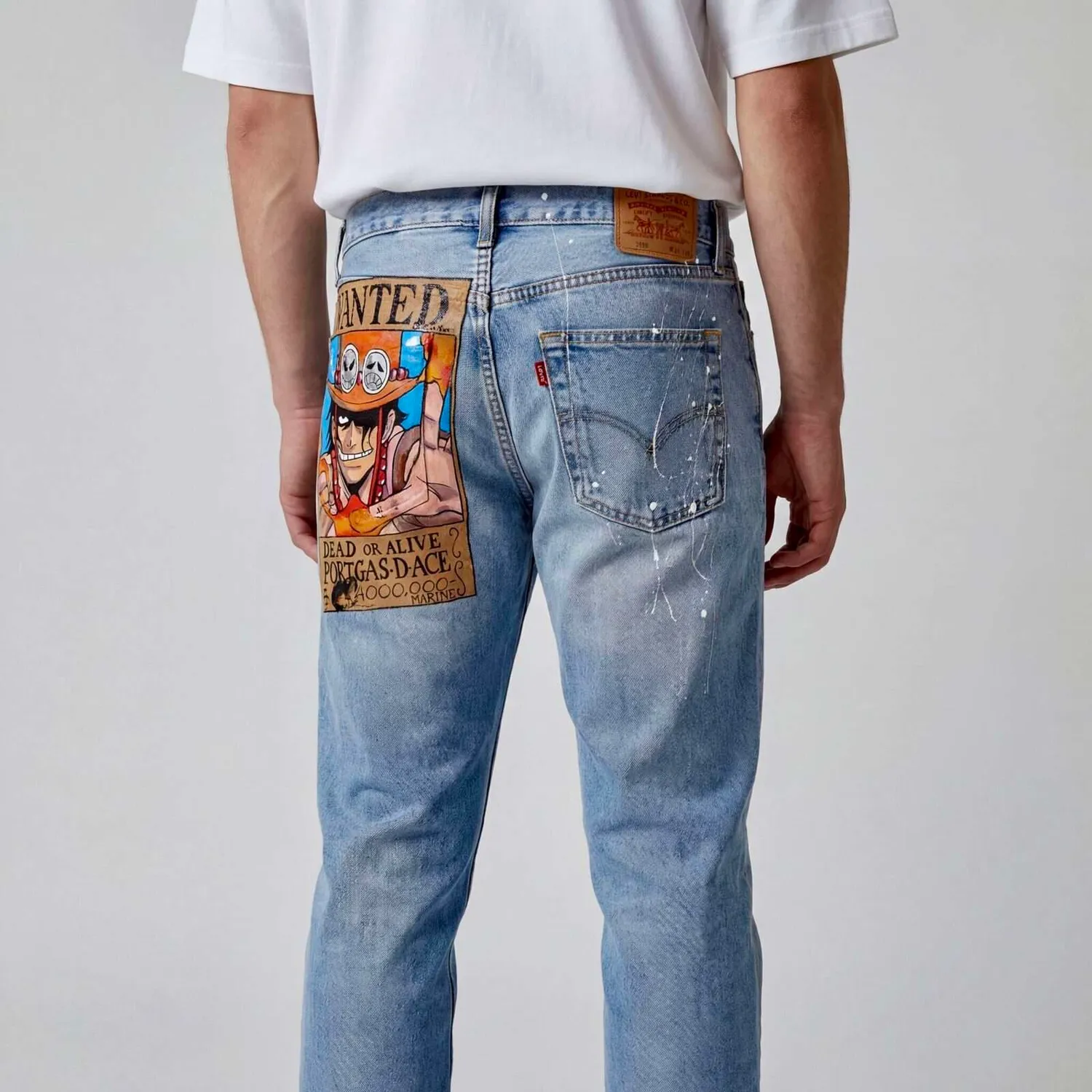 Levi’s Vintage Portuguese d’Ace jeans dipinti a mano One Piece