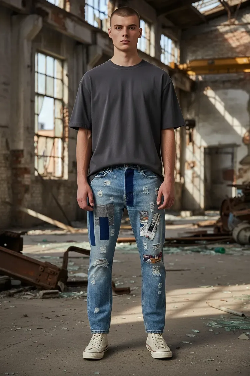 Levi's Vintage Patchwork 1 jeans personalizzato