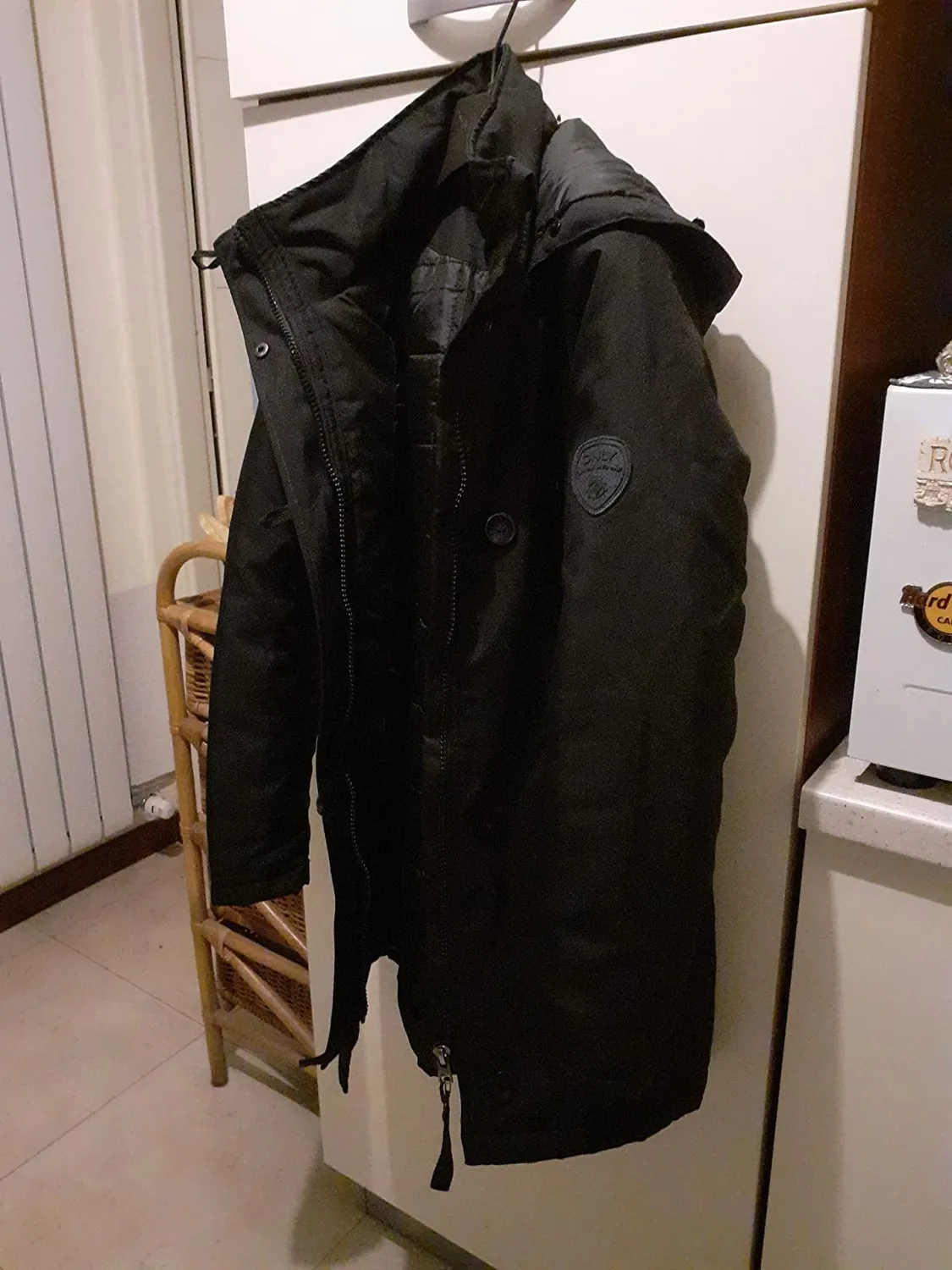 ONLY Onliris Parka giubbotto donna cappuccio pelliccia