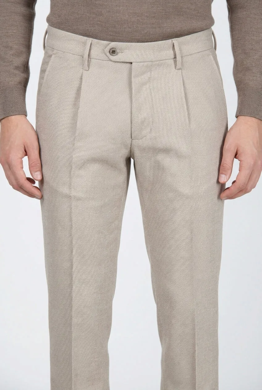 Mason's Torino City pantalone chino uomo beige slim fit