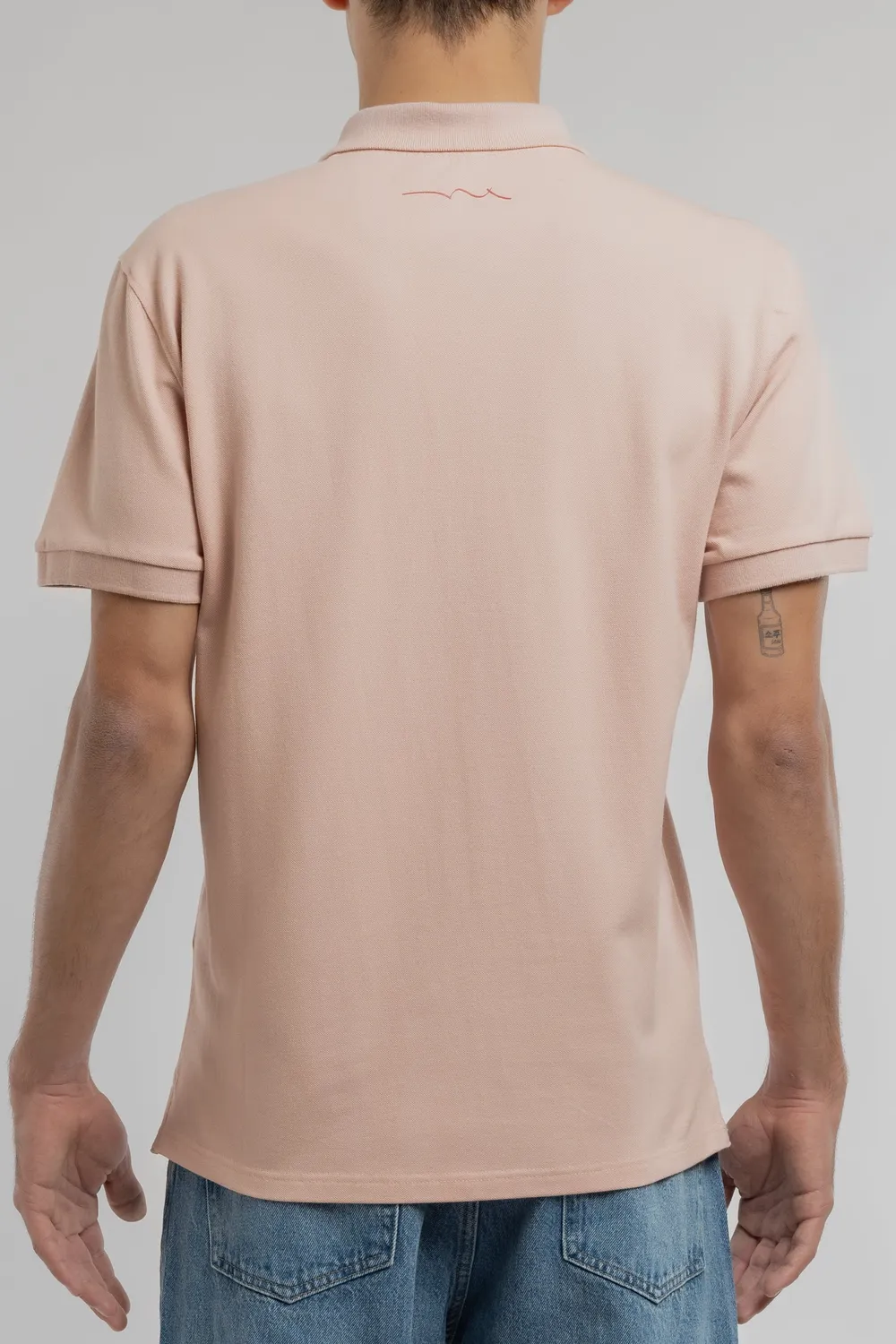 Teddy Smith P-Alban polo uomo rosa pastel piqué